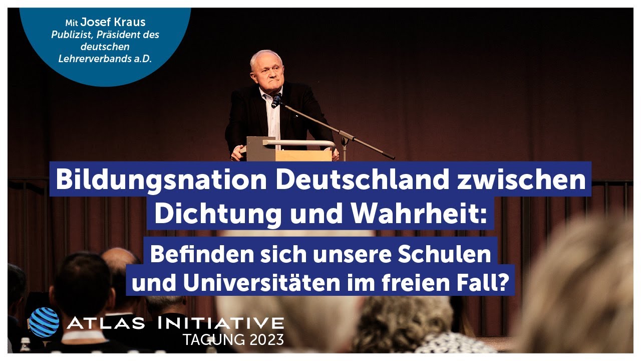 Bildungsmisere auf den Punkt gebracht – Josef Kraus