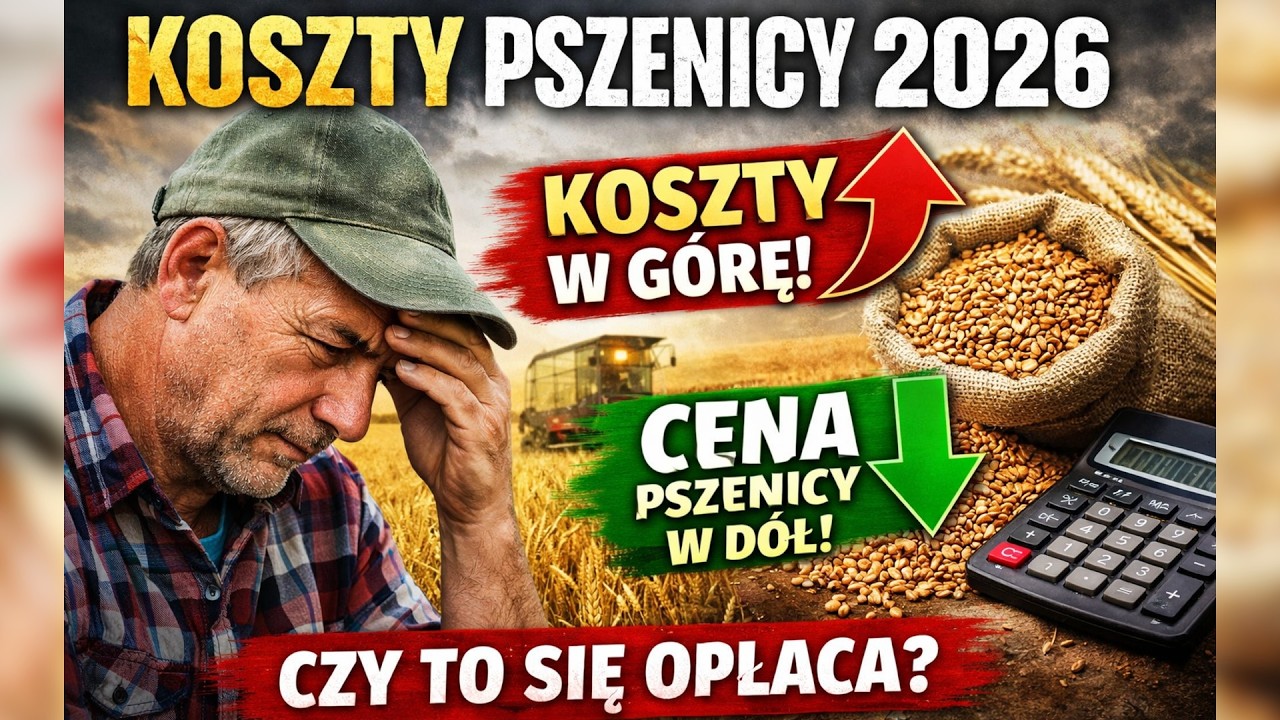 7 ton plonu i&hellip; prawie zero zysku? Prawda o rolnictwie 2026
