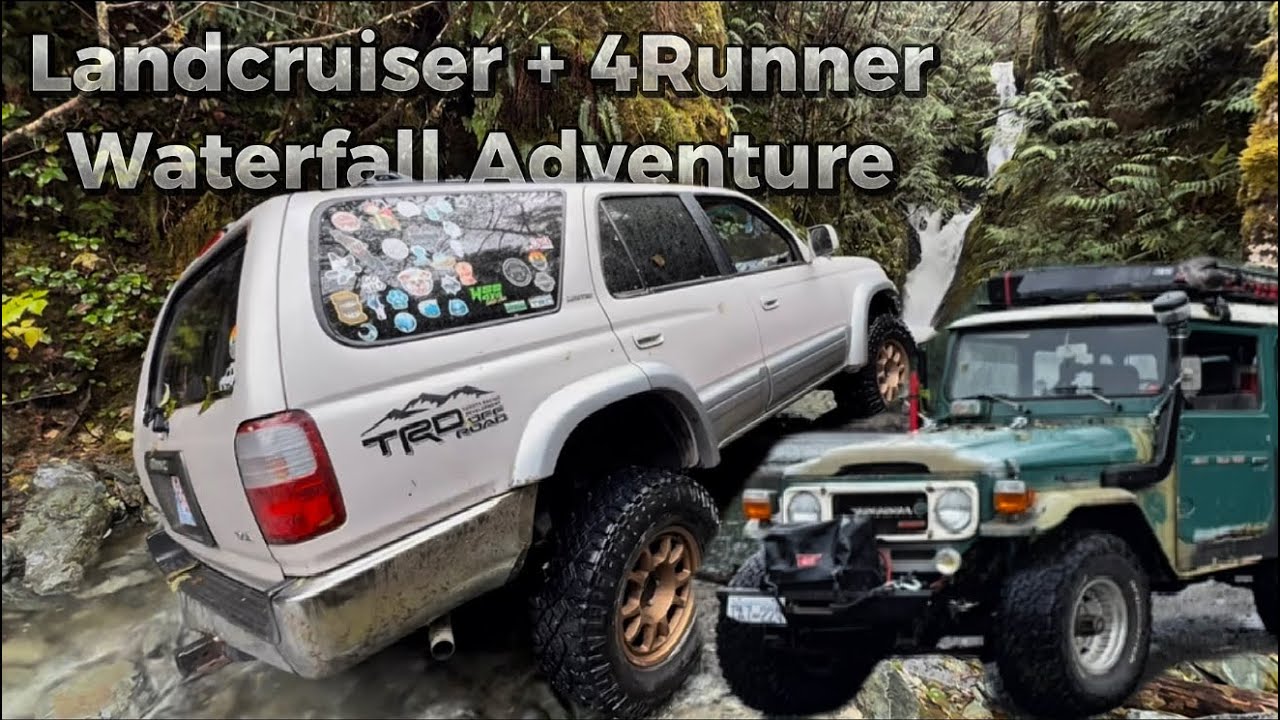 Seeking the best waterfalls on Vancouver island in old Toyotas