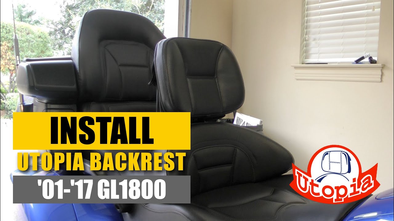How To Install Utopia Backrest on 2001-2017 Honda Goldwing | CruisemansGarage.com