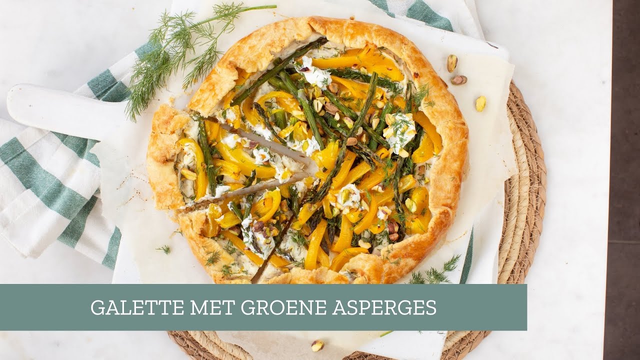 Galette met groene asperges ✨