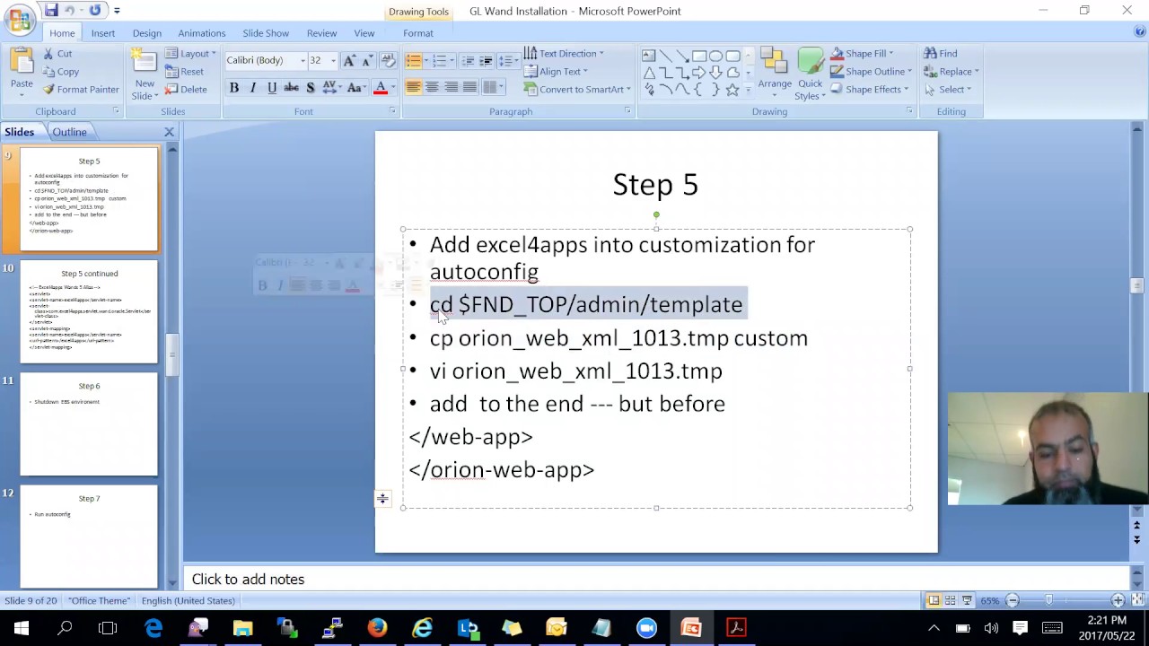 Ahmed Jassat   How to install GL WAND on Oracle EBS R12.1.3