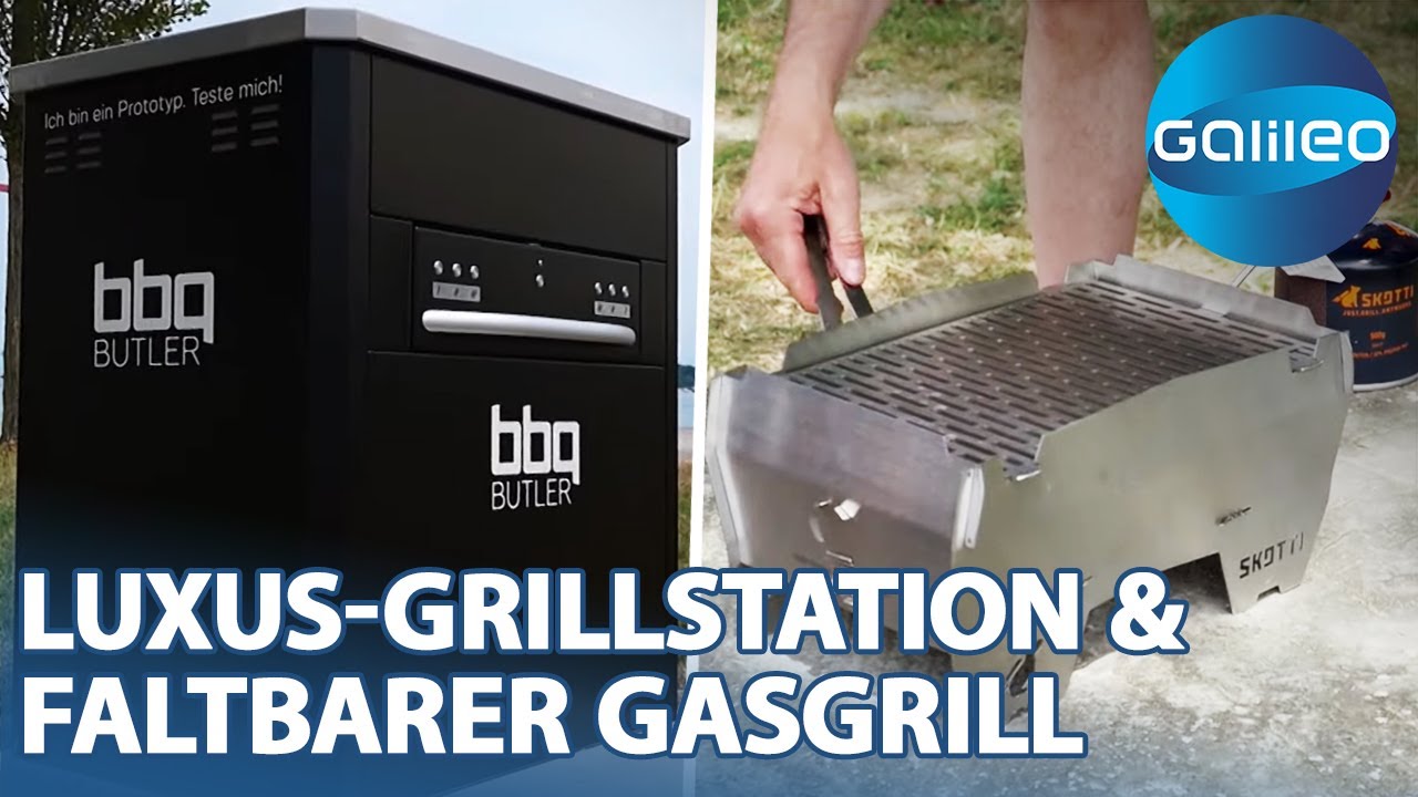 Die neusten Grill-Innovationen im Test: Luxus-Grillstation zum Mieten und faltbarer Gasgrill