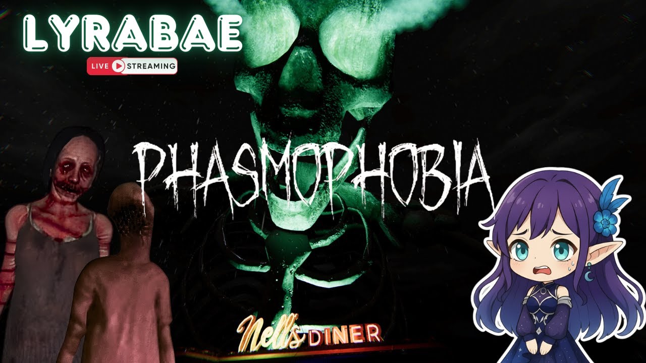 🕯️SOMETHING'S HERE「PHASMOPHOBIA」 #phasmophobia #phasmophobiagame #vtuberid