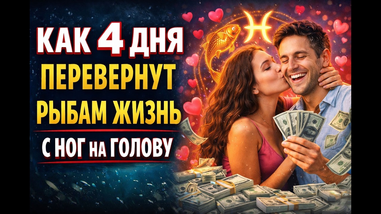 РЫБЫ! РАСКЛАД - СПАСЕНИЕ! САТУРН УХОДИТ! ДЕНЬГИ ПРИХОДЯТ. ЭТО ПОРТАЛ БОГАТСТВА ЛЮБВИ