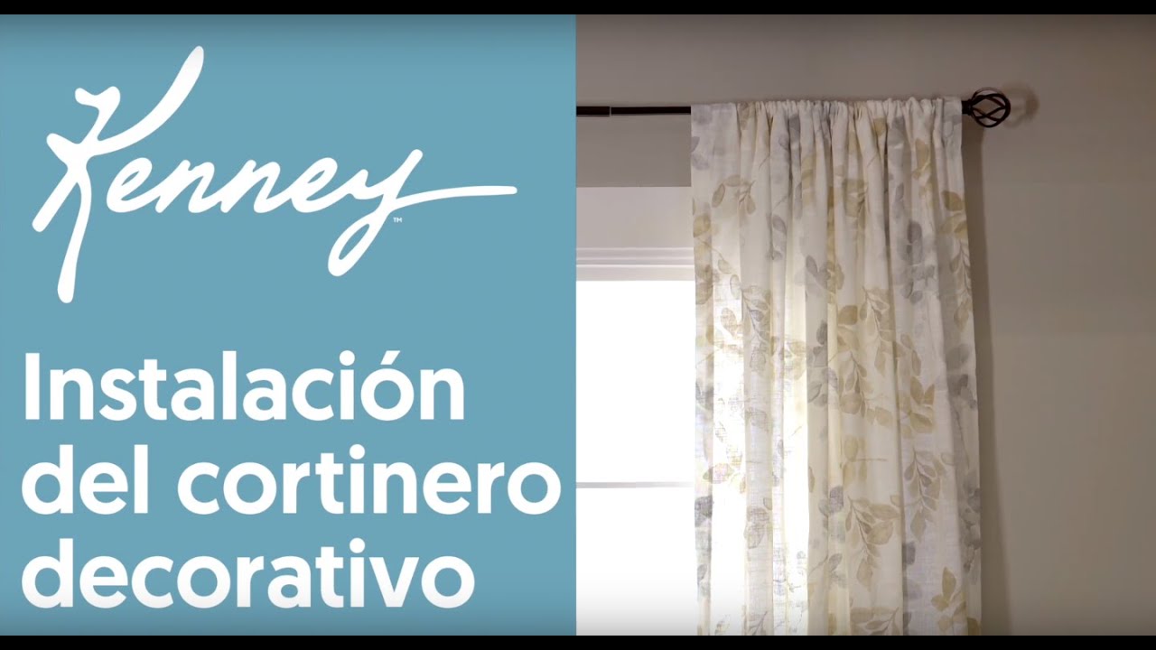 Kenney: Instalaci&oacute;n del cortinero decorativo