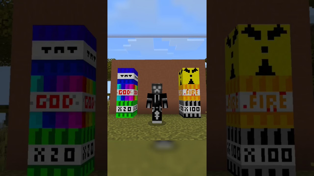 who is strong tnt #minecraft #ronexrex #shorts