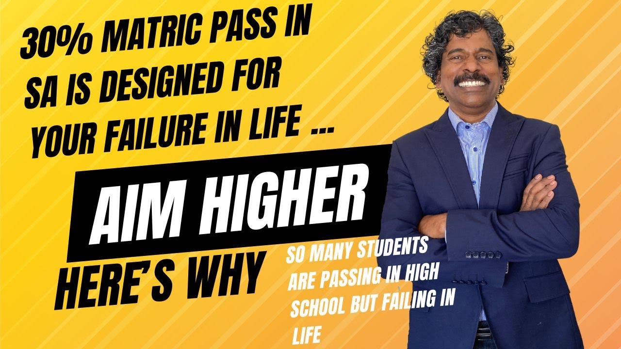 Minimum pass mark in High school is designed to 'Fail' you in life