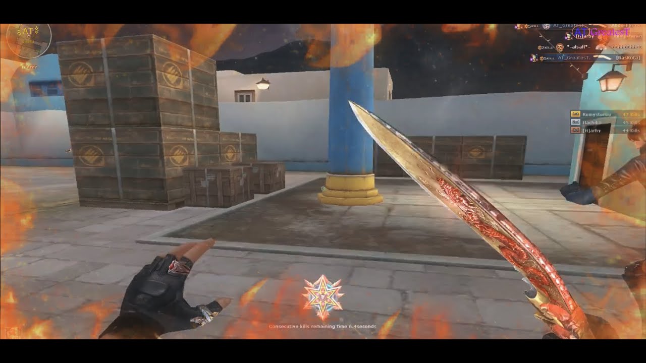 سكاكين صممت اجيب 6 كيل Crossfire FFA Knifes لما تجيب 6 كيل وتنام