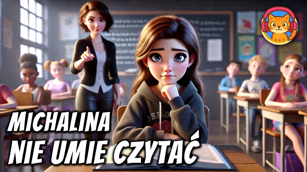 📚📖Michalina Nie Umie Czytać - Bajka do słuchania na dobranoc🎧