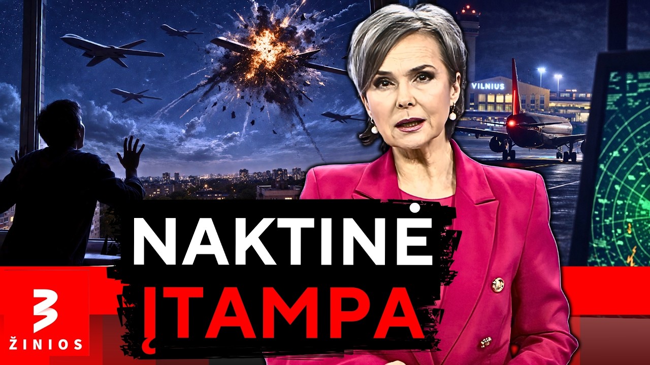 Baltijos &scaron;alys pakeltos ant kojų &ndash; dronai, perspėjimai ir nerimas &bull; TV3 žinios