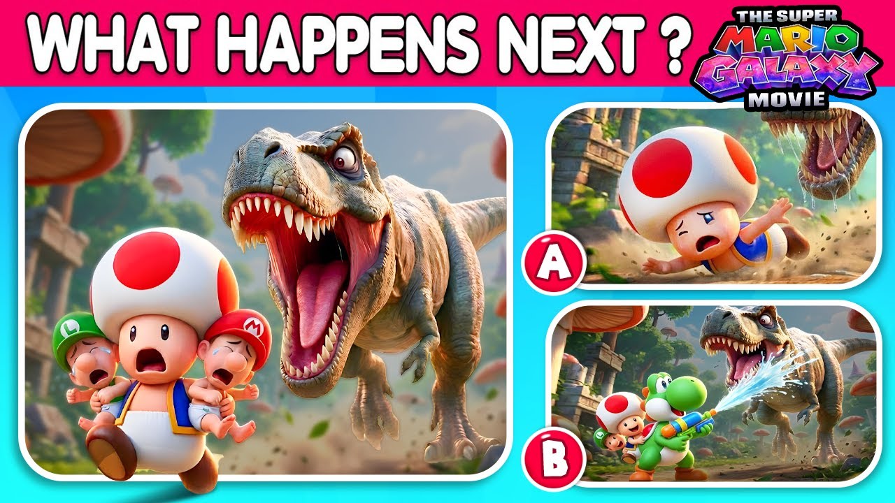 THE SUPER MARIO GALAXY MOVIE Super Bowl 2026 ~ Guess What Happens Next ?