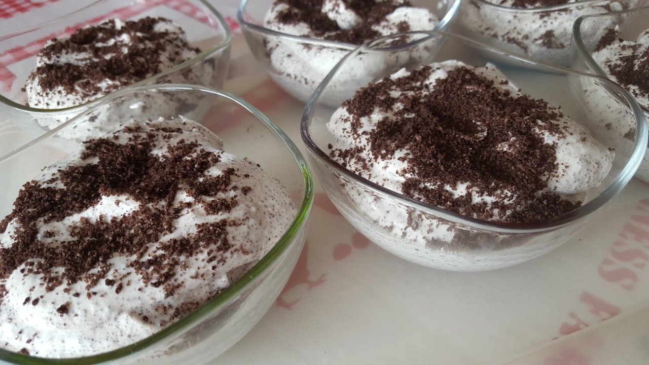 Mousse de bolacha oreo 😊