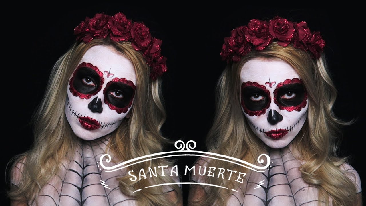 САХАРНЫЙ ЧЕРЕП / КАТРИНА МАКИЯЖ / ГРИМ НА ХЭЛЛОУИН | HALLOWEEN MAKEUP TUTORIAL SUGAR SKULL