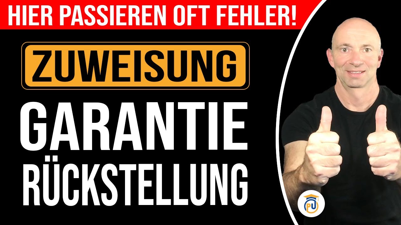 Rückstellungen - Zuweisung zu einer Garantierückstellung | Jahresabschluss