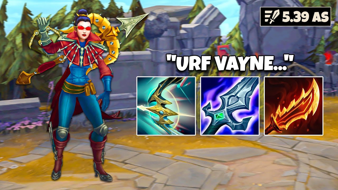 5.39 MAX ATTACK SPEED VAYNE URF IS INSANE...
