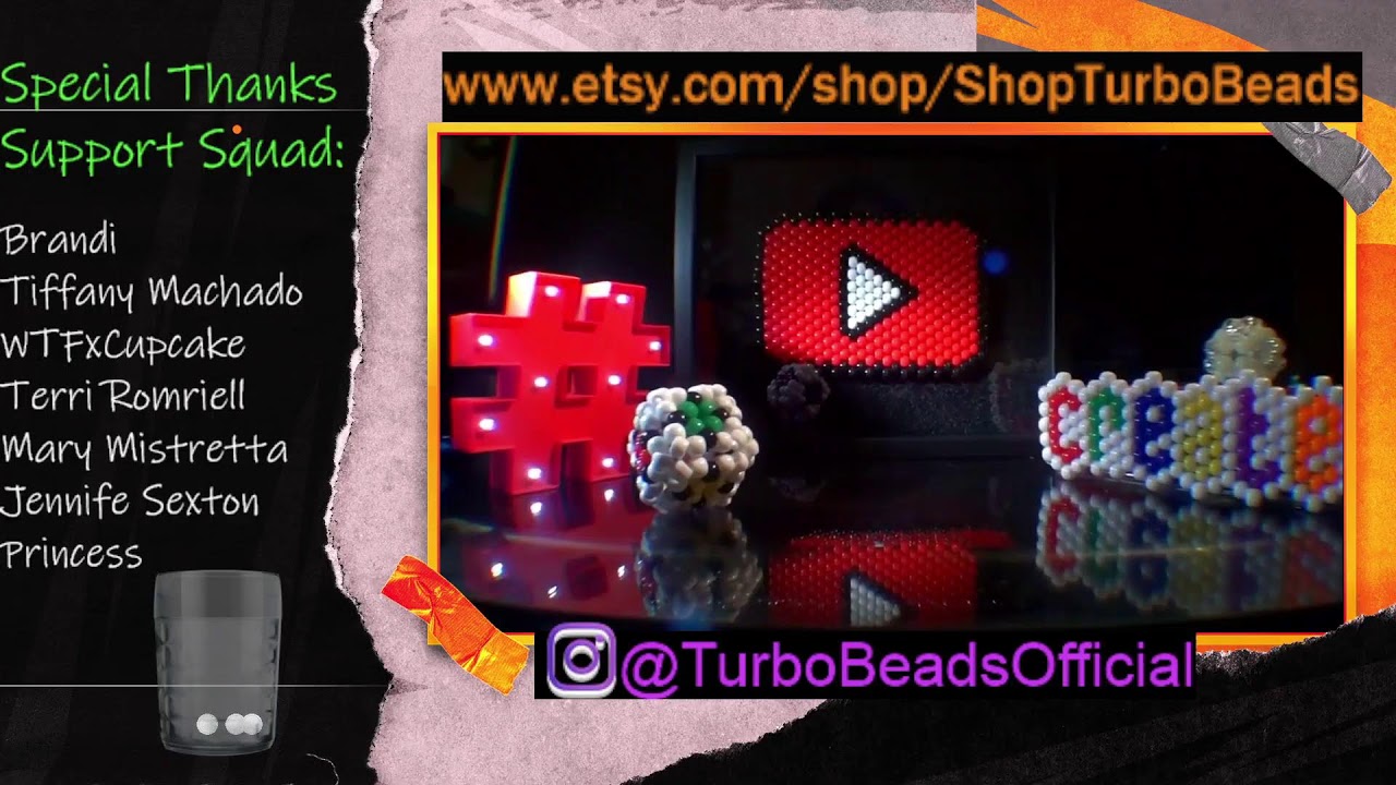 Crafting with pony beads (LiveStream)