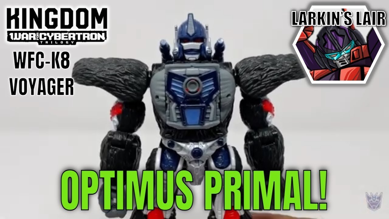 Transformers Kingdom Voyager Optimus Primal Review WFC-K8 (Retail Release), Larkin's Lair