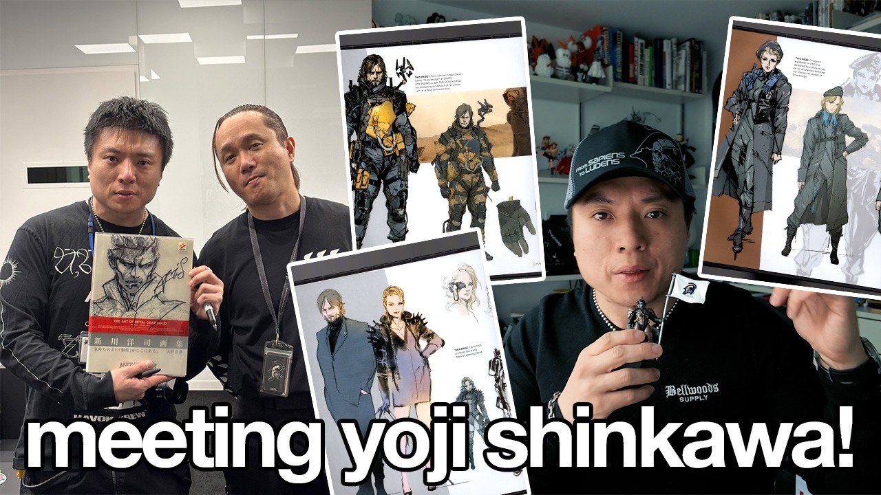 Я встретил легендарного Ёдзи Синкаву! Художника, создавшего Metal Gear Solid и Death Stranding.