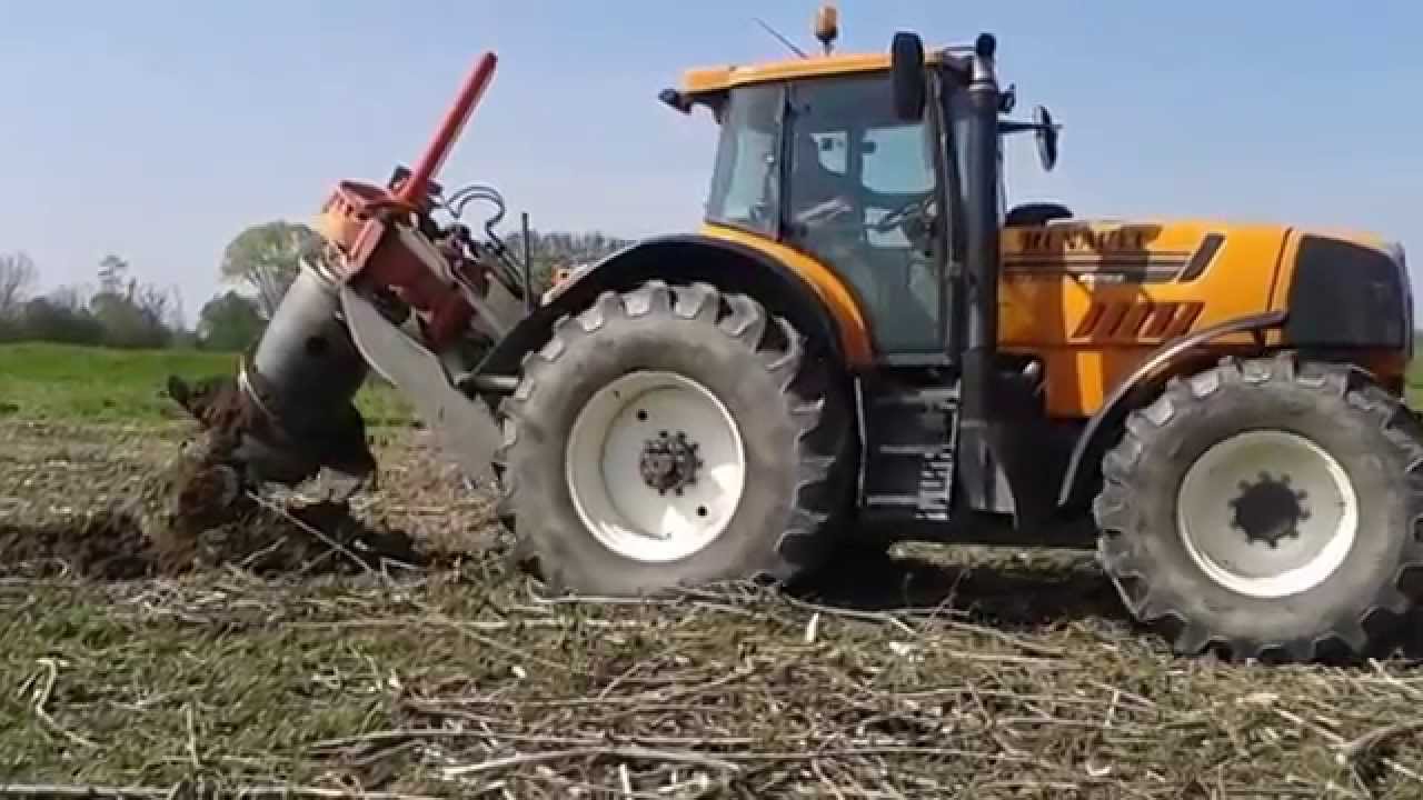 Trivellamento pioppi 2014 Renault atles 935RZ