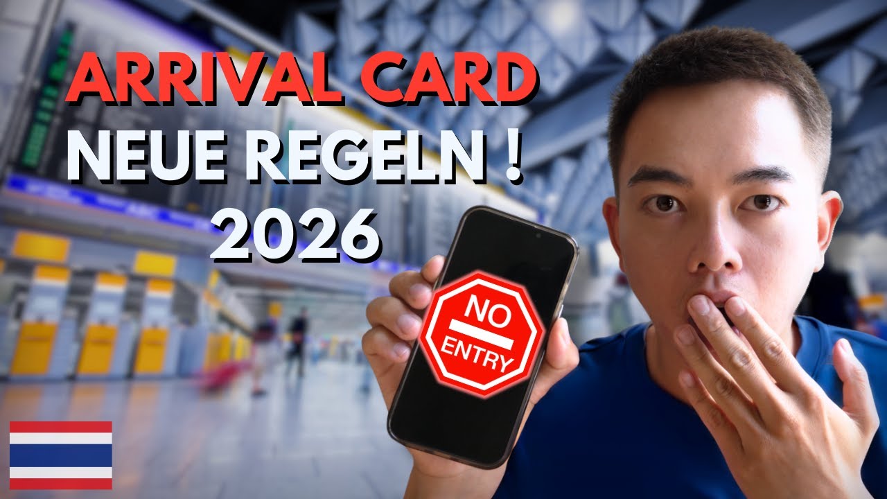 🚨 Thailand Einreise 2026: Diese neuen TDAC-Regeln & Touri-Fallen MUSST du kennen!