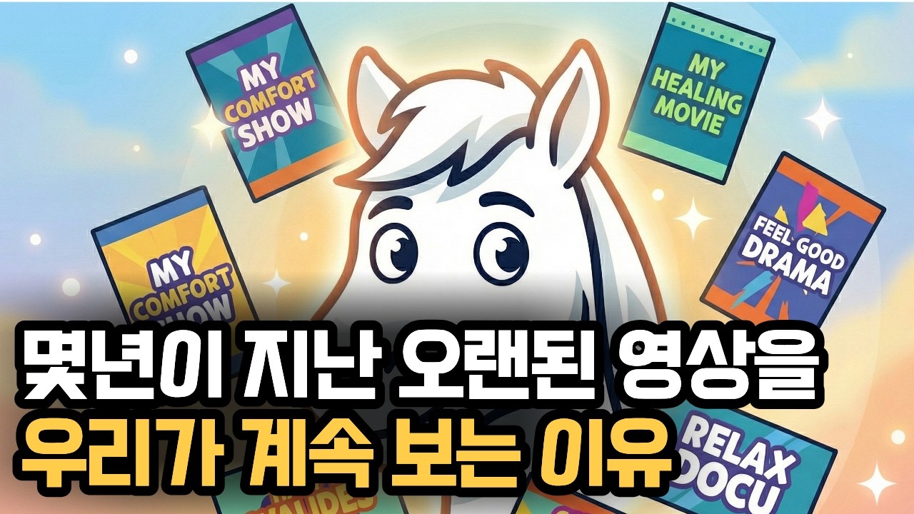 오래된 영상을 계속 보는 이유?! 바로 컴포트쇼! 우리뇌는 지쳐있습니다