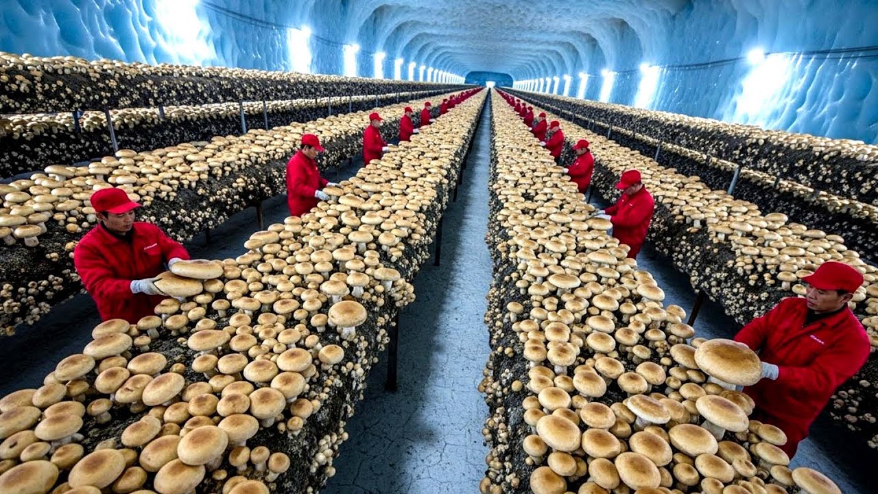 Unbelievable! They Grew Mushrooms in an Ice Cave – The Results Shocked the World