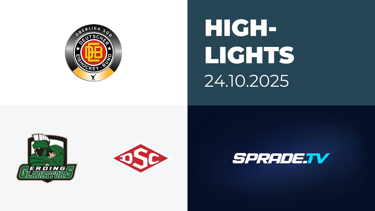 24.10.2025 - Highlights - Erding Gladiators vs. Deggendorfer SC