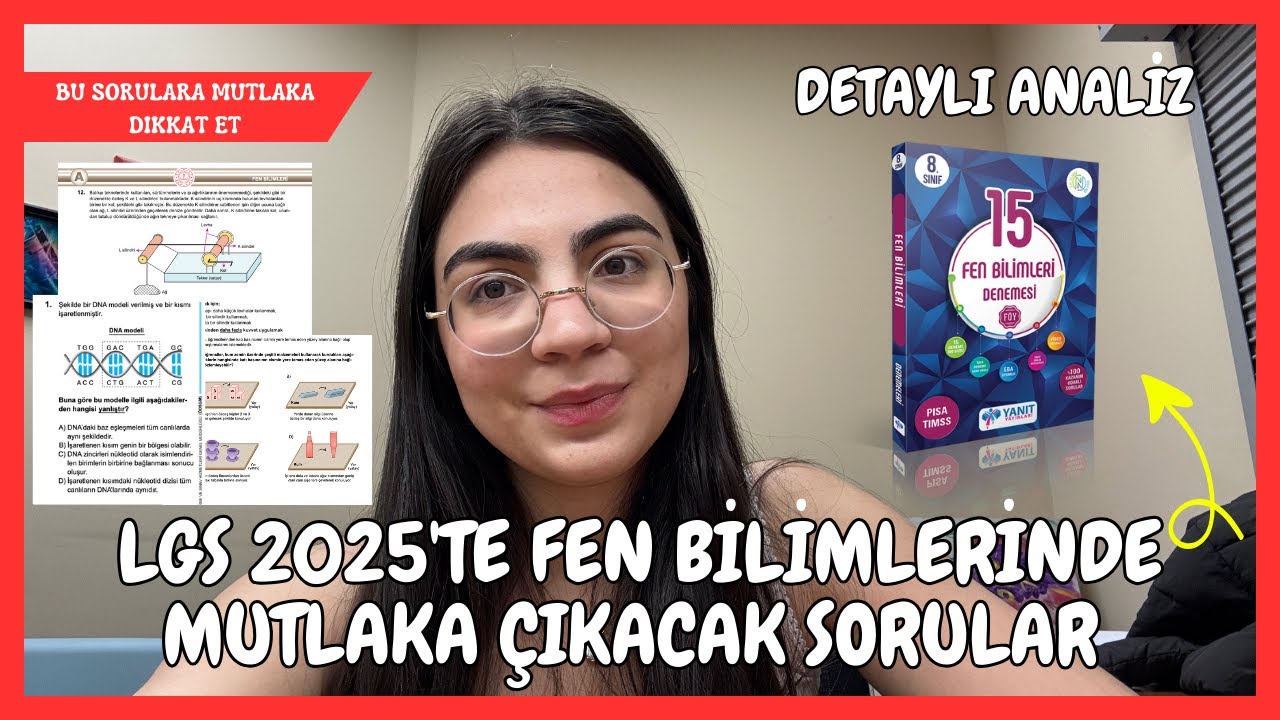 LGS 2025’te Fen Bilimlerinde Kesin Çıkacak Sorular | Detaylı Konu Analizi #lgs #lgs2025 #meb