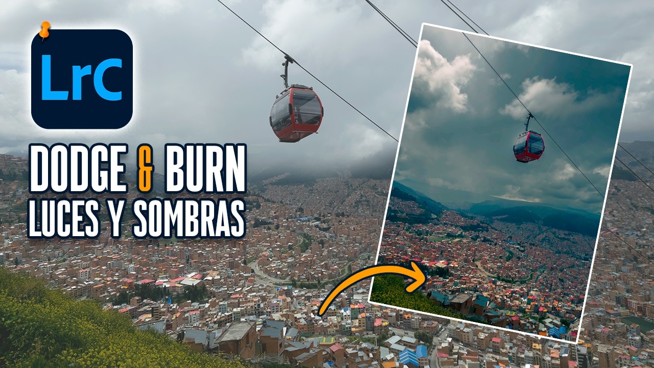 Como usar LUCES y SOMBRAS por separado DODGE & BURN / Lightroom Classic