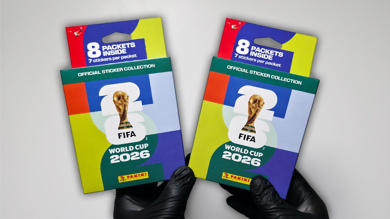 Panini FIFA World Cup 2026 Sticker - Double Blister Opening
