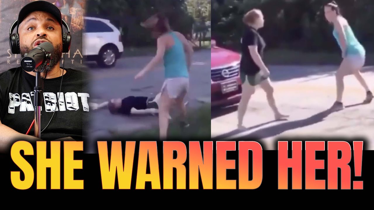 This White Girl Got Hands Like Tyson Fury