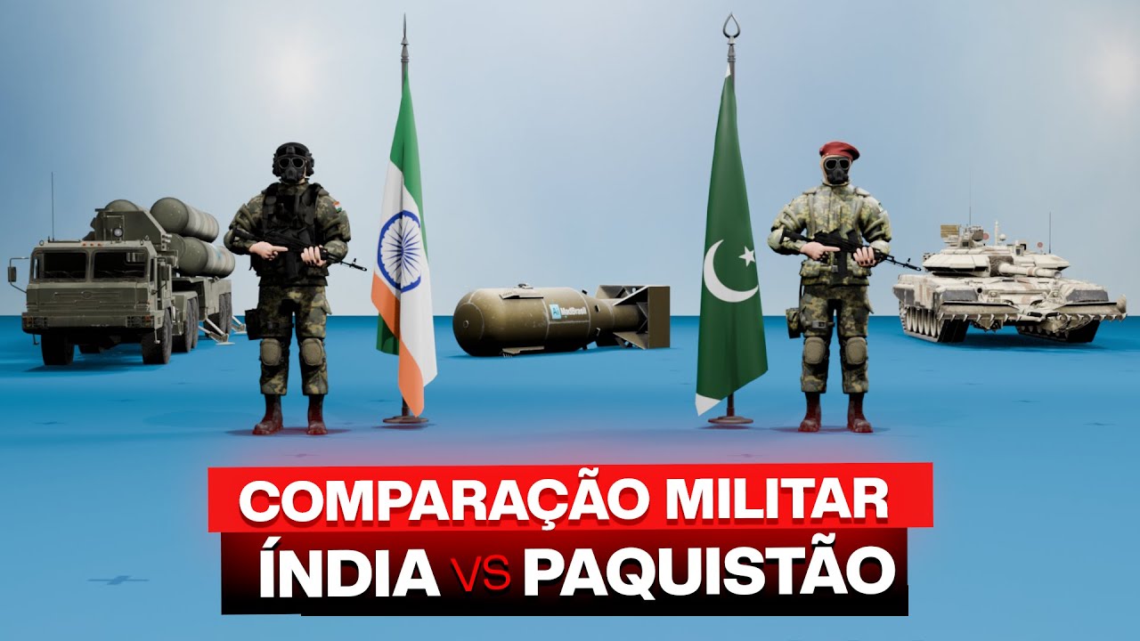 &Iacute;NDIA vs PAQUIST&Atilde;O &mdash; Compara&ccedil;&atilde;o Militar (2025)
