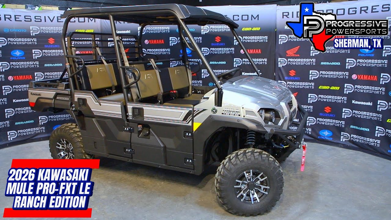 NEW 2026 KAWASAKI MULE PRO-FXT 1000 LE RANCH EDITION Side by Side UTV For Sale In Sherman, TX