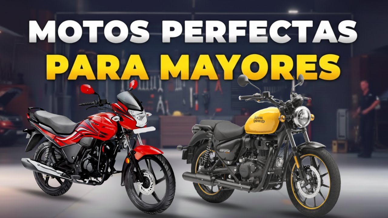 5 MOTOS PERFECTAS para Personas Mayores - Compra sin dudarlo