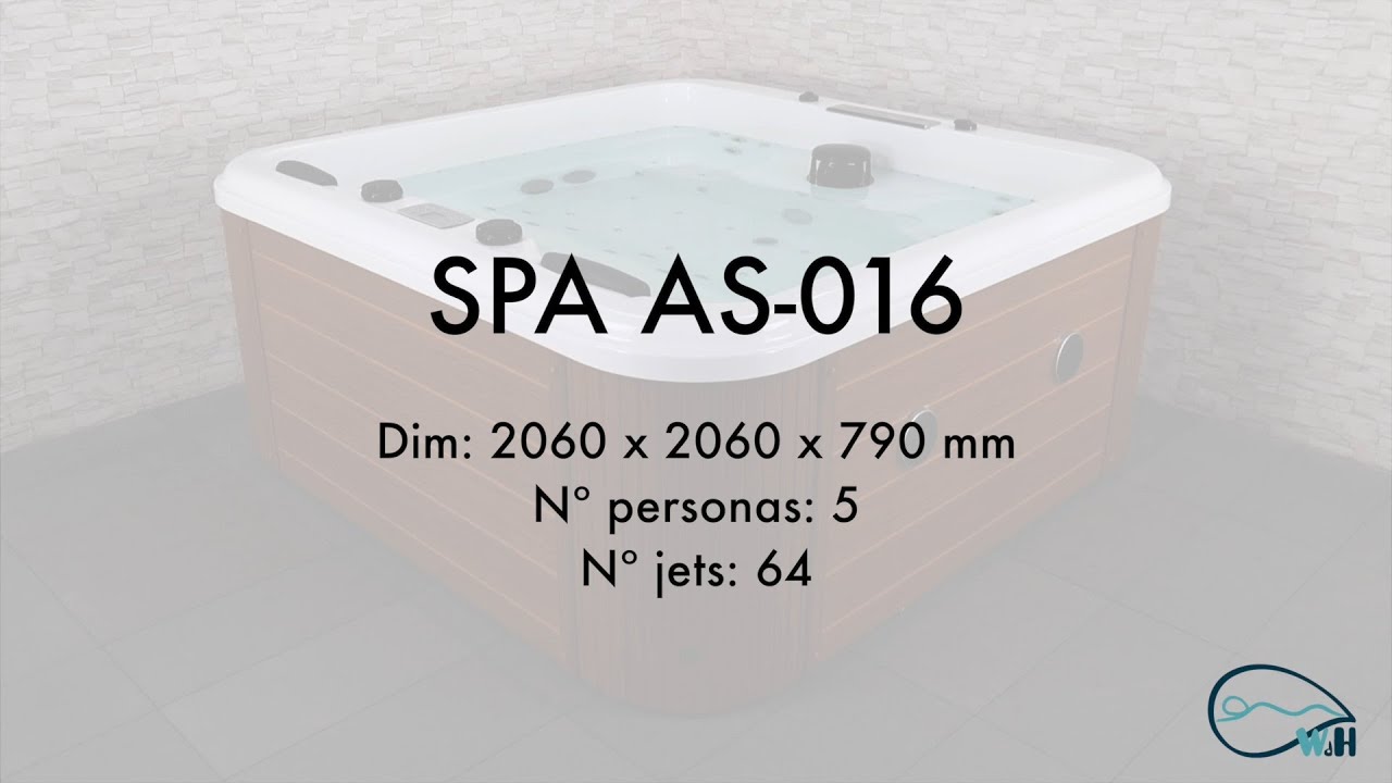 Spa jacuzzi exterior AS-016