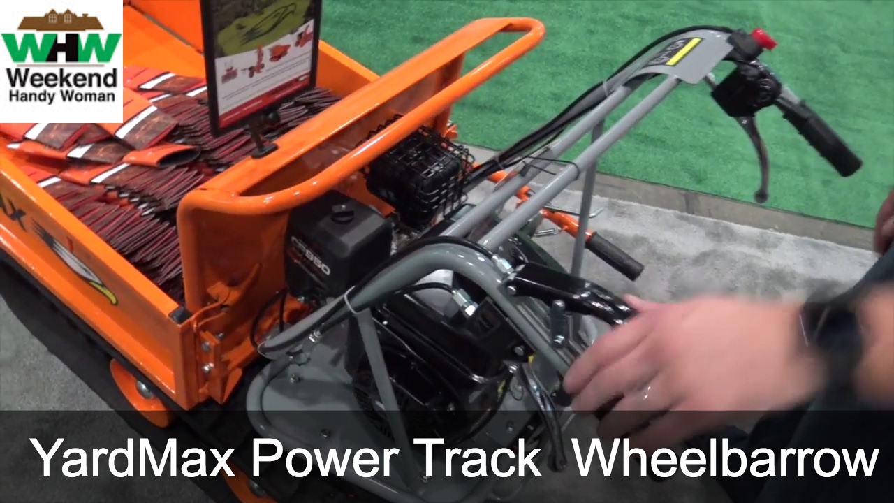 Yardmax Power Track Wheel Barrow For Yard and Garden | Weekend Handyman