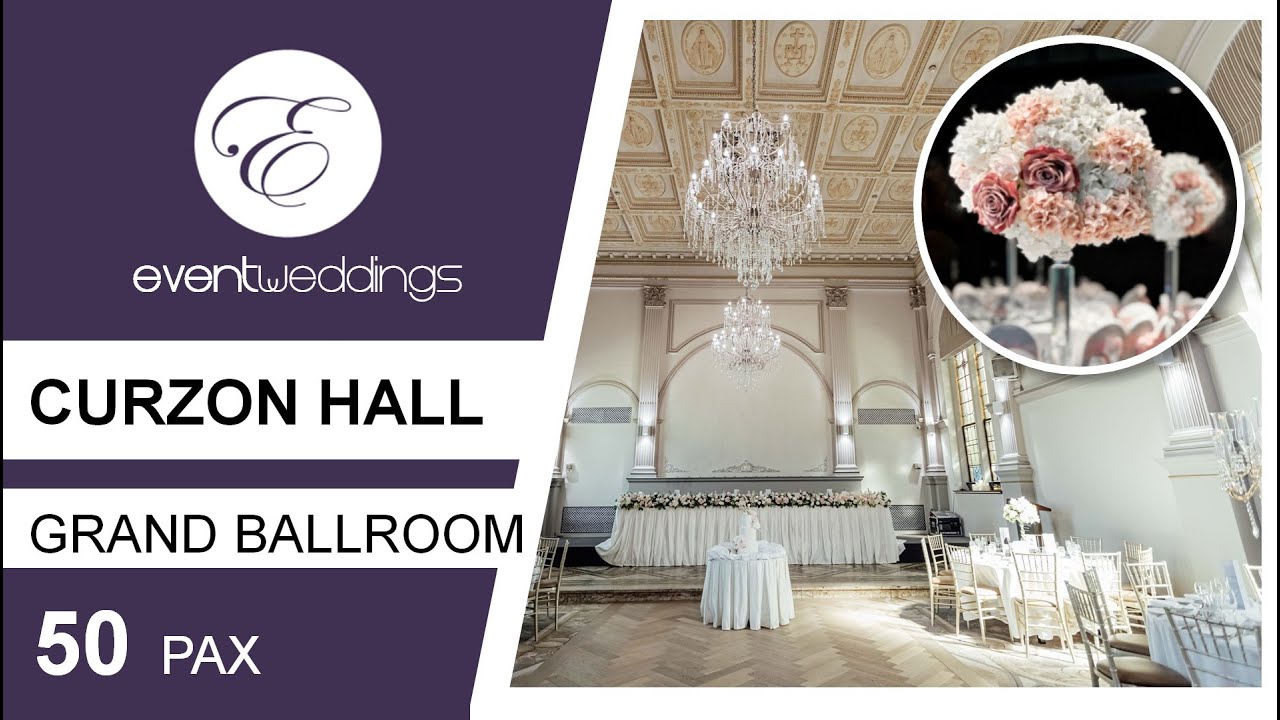 Curzon Hall, Grand Ballroom - Sydney Wedding Venue Walkthrough by Event Weddings