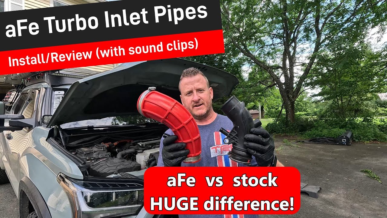 aFe Turbo Inlet Pipes, Install/Review on a 2022 Toyota Tundra TRD Pro