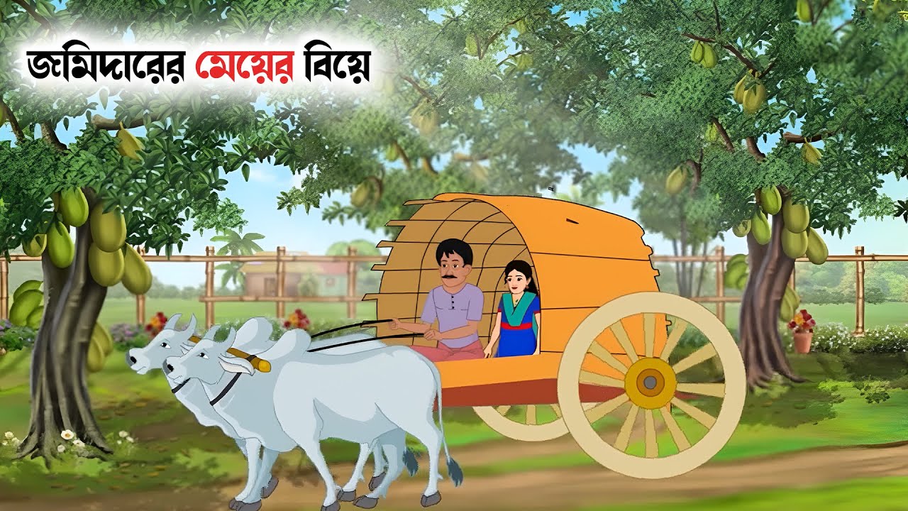 জমিদারের মেয়ের বিয়ে | Jomidarer Meyer Biye | Bangla Cartoon | Bengali Moral Story | তুষার Toons