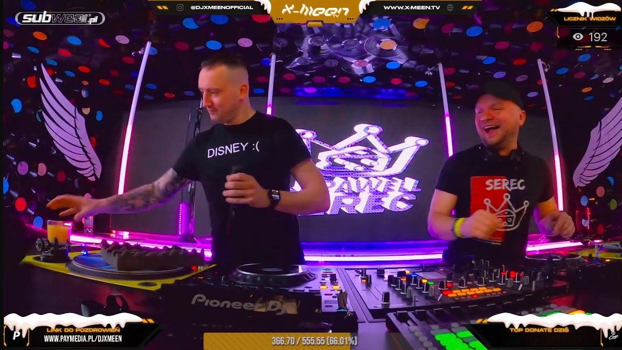 SEREC live stream ze studia u @DJXMeen. 11/01/2026. Please follow www.facebook.com/pawellserec