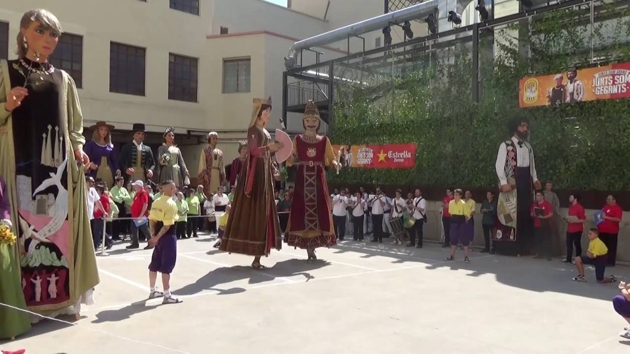 I concurs nacional de balls de gegants: Arboç, 1r premi (Barcelona, 05/06/2016)