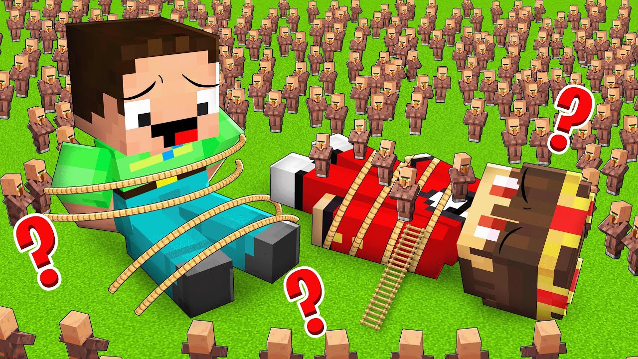 Billy und Semlaki Wurden Gefangen von KLEINEN VILLAGERN in Minecraft!