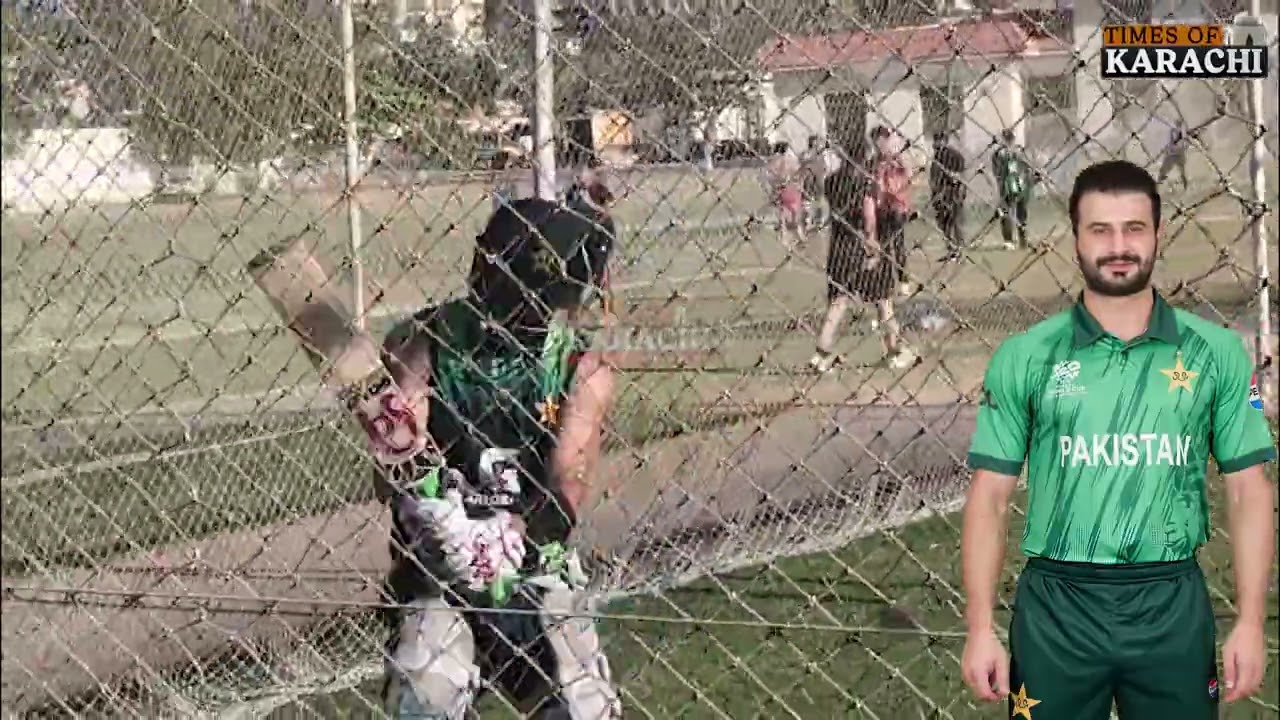 Karachi: Sahibzada Farhan practice in nets ahead of ODI series