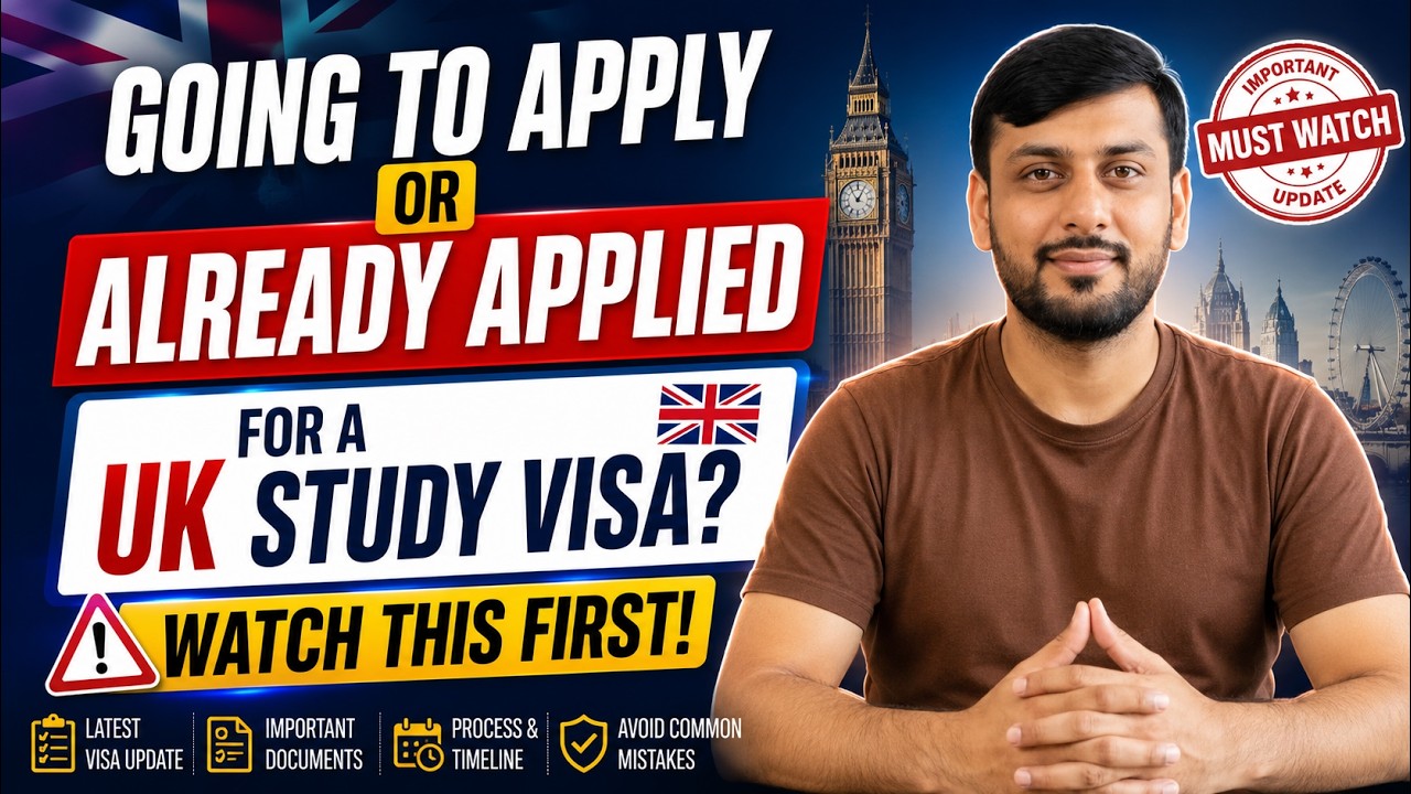 Going to Apply or Already Applied for a UK Study Visa? Watch This First! 🇬🇧