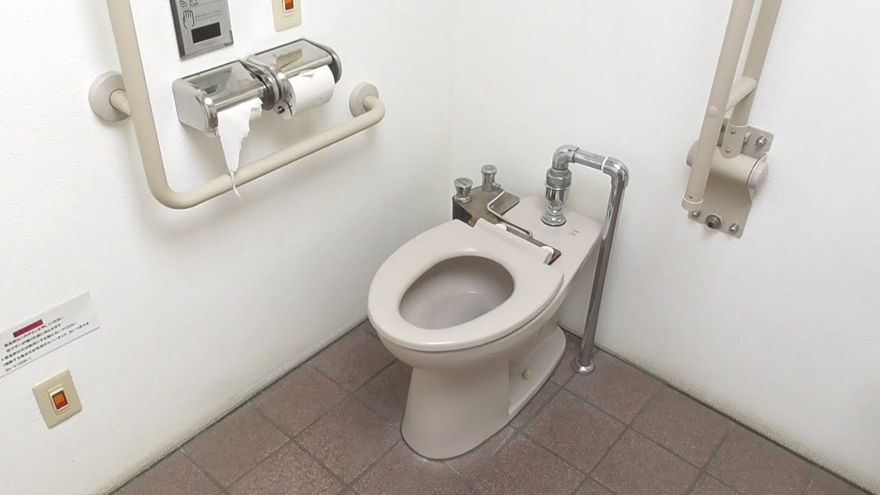 新青森駅前公園 公衆トイレ (多目的トイレ)🚽（青森・青森市）　WC Japanese Toilet　Flush