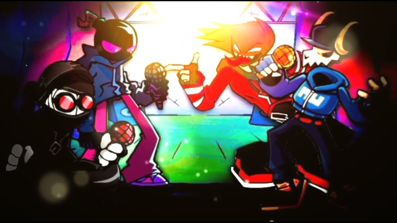 FNF Mashup—Dansing Battle[Improbable Outset X Overhead Erect X Screenplay Remix X Last Chance v2)