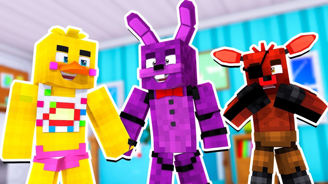 Foxy Gets Jealous of BONNIE?! | Minecraft FNAF Roleplay