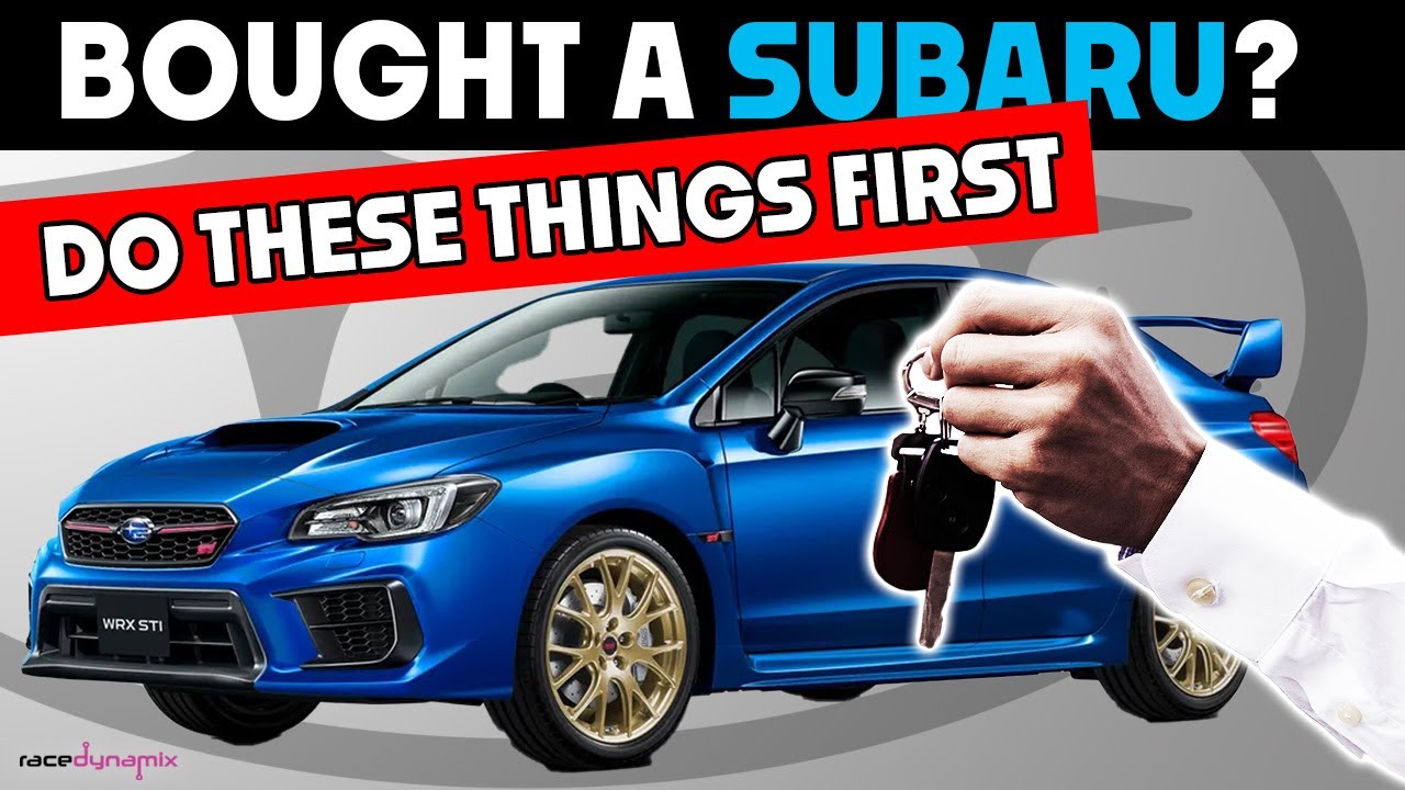 НОВЫЕ ВЛАДЕЛЬЦЫ SUBARU.. СДЕЛАЙТЕ ЭТИ 5 ВЕЩЕЙ В ПЕРВУЮ ОЧЕРЕДЬ!