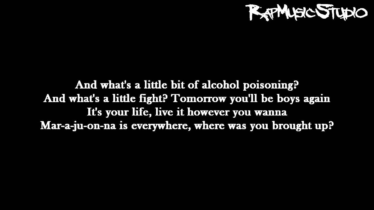 Eminem - Drug Balad | Lyrics on screen | Full HD